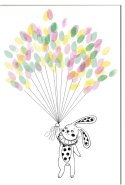 Pamiątka Obraz z Odcisków Palców Balony