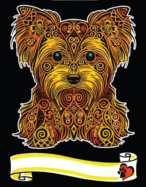 Kolorowanka Welw. A4 Yorkshire Terrier Kolorowanka Welw. A4 Yorkshire Terrier