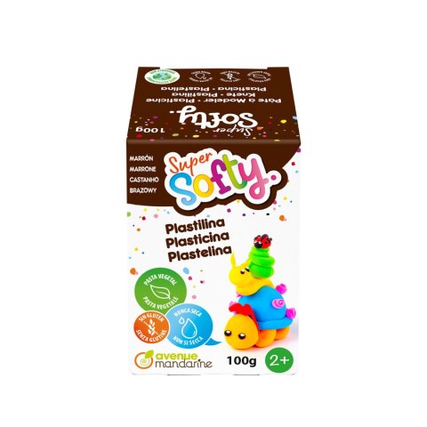 Masa Super-Softy 100g Brązowa Masa Super-Softy 100g Brązowa