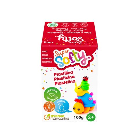 Masa Super-Softy 100g Czerwona Masa Super-Softy 100g Czerwona