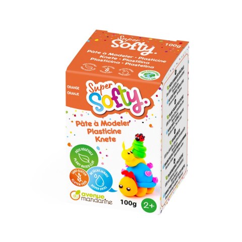 Masa Super-Softy 100g Pomarańczowa Masa Super-Softy 100g Pomarańczowa