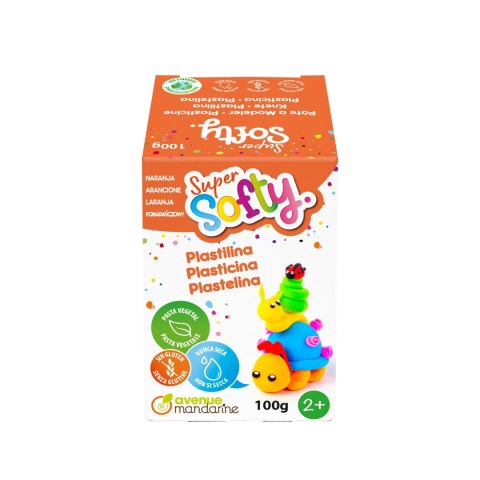 Masa Super-Softy 100g Pomarańczowa Masa Super-Softy 100g Pomarańczowa
