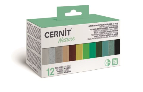 Modelina Cernit Kolory Natury 12x25g Modelina Cernit Kolory Natury 12x25g