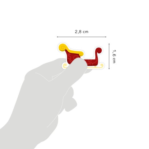 Naklejki 3D wypukłe Boże Narodzenie Naklejki 3D wypukłe Boże Narodzenie