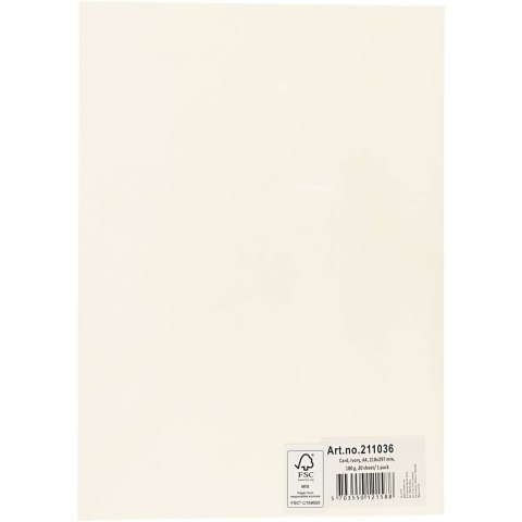 Papier Kość Słoniowa A4 180g 20 ark. Papier Kość Słoniowa A4 180g 20 ark.