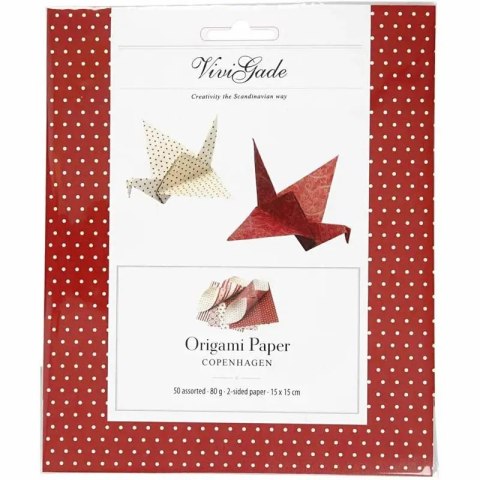 Papier origami 15x15 cm 80g Copenhagen Papier origami 15x15 cm 80g Copenhagen