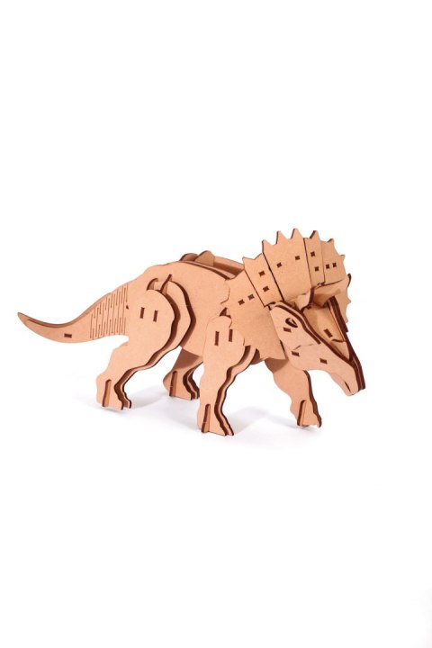 Puzzle 3D drewniane, Triceratops Puzzle 3D drewniane, Triceratops