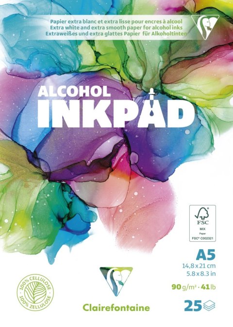 Blok papieru Alcohol ink A5, 90g, 25ark. Blok papieru Alcohol ink A5, 90g, 25ark.