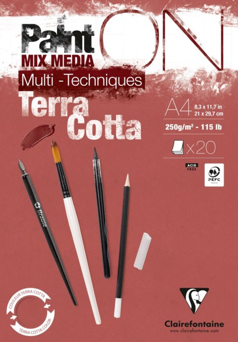 Blok papieru Terakota A4, 250 g, 20 ark Blok papieru Terakota A4, 250 g, 20 ark