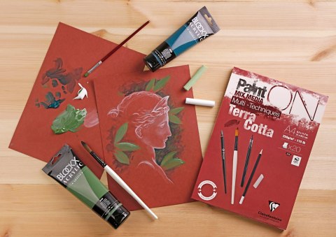 Blok papieru Terakota A4, 250 g, 20 ark Blok papieru Terakota A4, 250 g, 20 ark