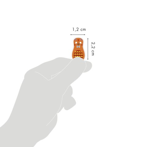 Naklejki 3D wypukłe Matrioszki Zwierzęta Naklejki 3D wypukłe Matrioszki Zwierzęta