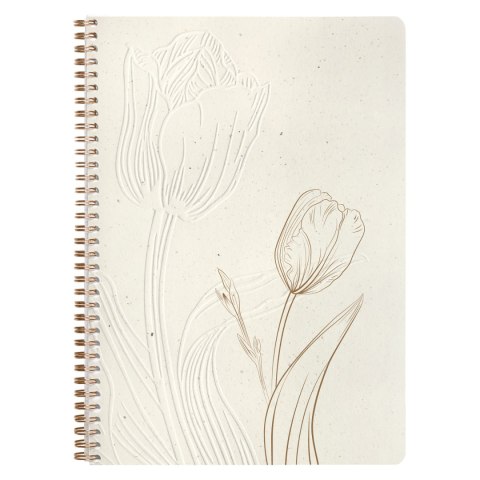 Notes na spirali A4 Tulip paper Notes na spirali A4 Tulip paper