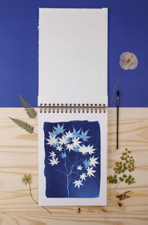 Szkicownik na spirali A4 Cyanotype Szkicownik na spirali A4 Cyanotype