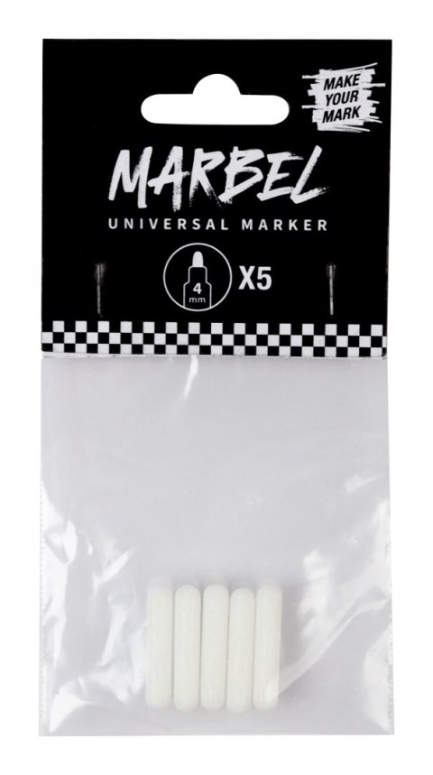 Końcówki do markerów MARBEL 4 mm 5 szt. Końcówki do markerów MARBEL 4 mm 5 szt.