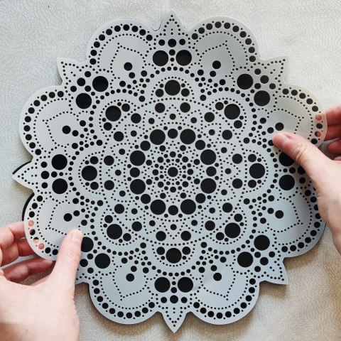 Malowanie kropkami DUO Słońce 30 cm Malowanie kropkami DUO Słońce 30 cm