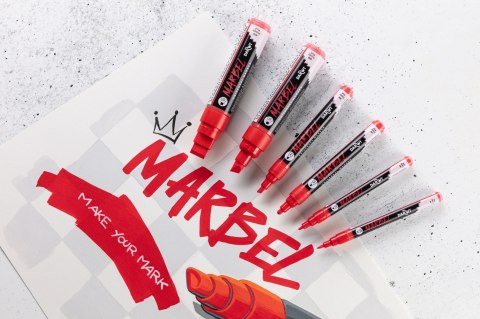Marker MARBEL 2 mm Czerwień Makowa Marker MARBEL 2 mm Czerwień Makowa