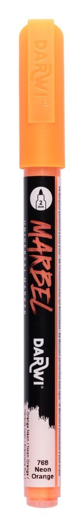 Marker MARBEL 2 mm Neonowo-Pomarańczowy Marker MARBEL 2 mm Neonowo-Pomarańczowy