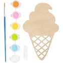 Mini Zestaw do pomalowania Lody w rożku Mini Zestaw do pomalowania Lody w rożku