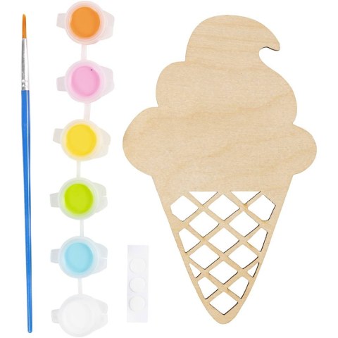 Mini Zestaw do pomalowania Lody w rożku Mini Zestaw do pomalowania Lody w rożku