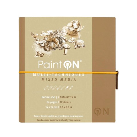 Szkicownik Paint`On 14x14 250g Naturalny Szkicownik Paint`On 14x14 250g Naturalny