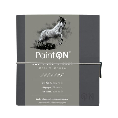 Szkicownik Paint`On 14x14 250g Szary Szkicownik Paint`On 14x14 250g Szary