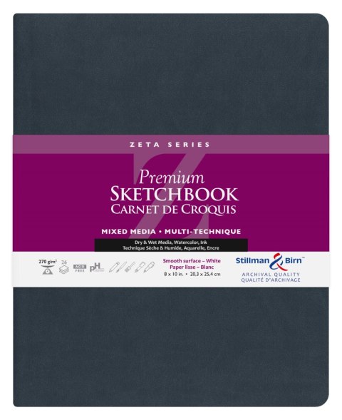 Szkicownik Zeta 20,3x25,4 cm 270gsm Szkicownik Zeta 20,3x25,4 cm 270gsm
