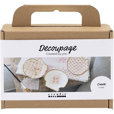 Zestaw do decoupage Muszle Małży Zestaw do decoupage Muszle Małży