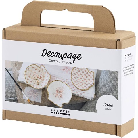 Zestaw do decoupage Muszle Małży Zestaw do decoupage Muszle Małży