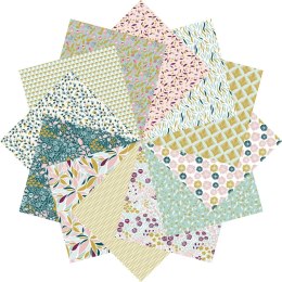 Papier Origami Wzory ze Złotym 12x12cm