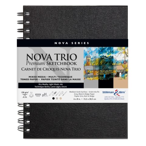 Szkicownik Nova Trio 15,2x20,3 cm 150gsm