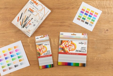 Kredki ołówkowe Darwi 12 kolorów