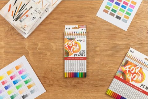 Kredki ołówkowe Darwi 12 kolorów