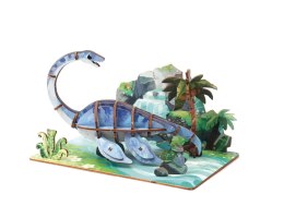 Makieta 3D z drewna, Plezjozaur