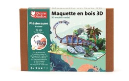 Makieta 3D z drewna, Plezjozaur