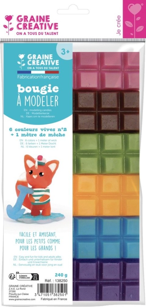 Masy do ulepienia Świec kol. Wyraziste 2