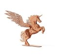 Puzzle 3D drewn. Skrzydlaty Jednorożec