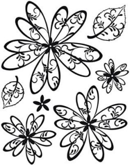 Stemple VivaDECOR 3D Fantazyjne Kwiaty