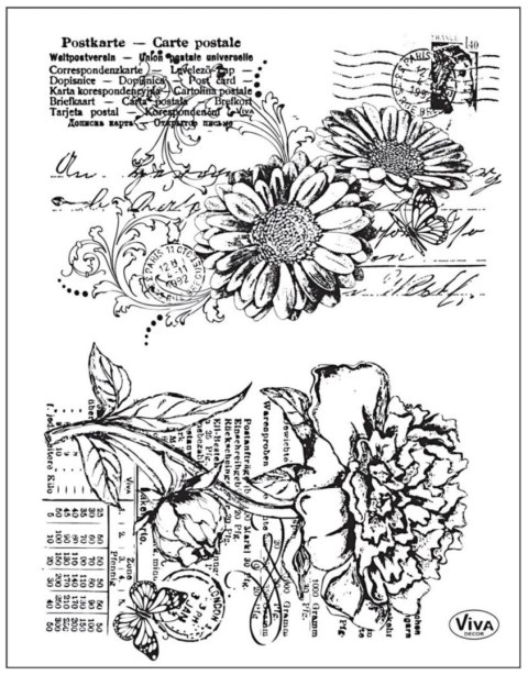 Stemple VivaDECOR Gerbera i Peonia