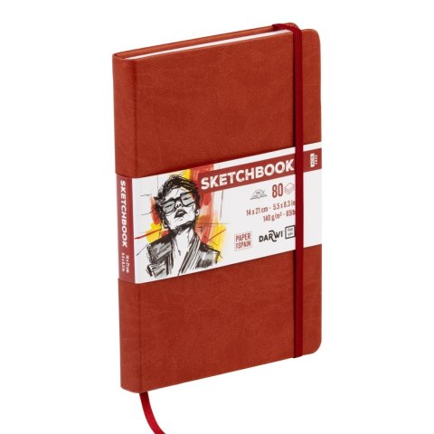 Szkicownik DARWI 14x21 140g Terakota
