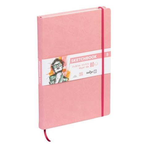 Szkicownik DARWI A4 140g Bladoróżowy