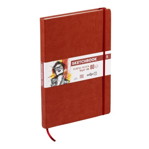 Szkicownik DARWI A4 140g Terakota