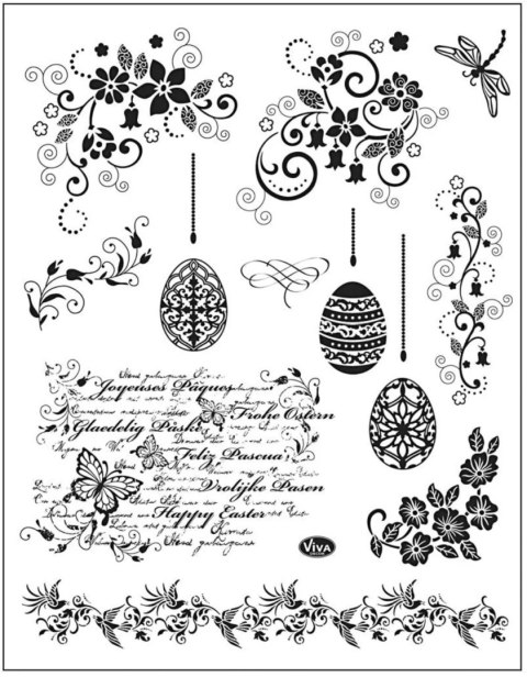 Stemple VivaDECOR Pisanki i Wzorki