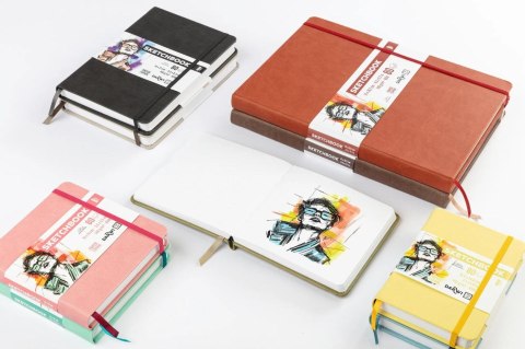 Szkicownik DARWI A6 140g Czarny