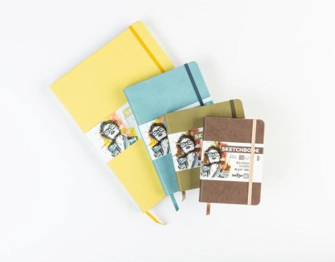 Szkicownik DARWI A6 140g Szarobrązowy