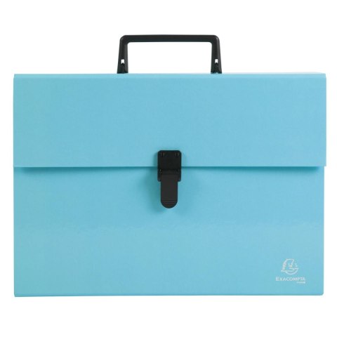 Teczka harmonijkowa 18 przeg. Błękitna