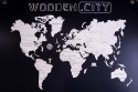 Drewniane puzzle 3d wooden.city - mapa świata xl coral