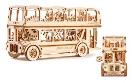 Drewniane puzzle mechaniczne 3d wooden.city - autobus