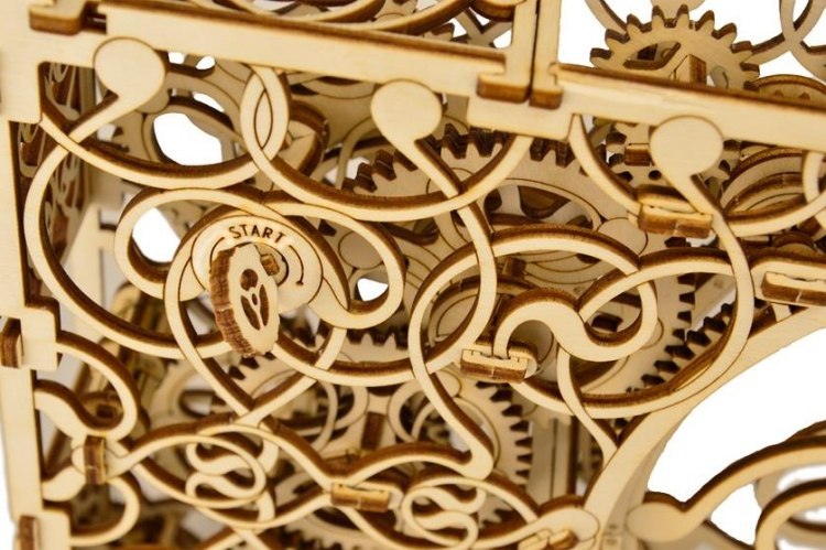 Drewniane puzzle mechaniczne 3d wooden.city - obraz mechaniczny