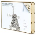 Drewniane puzzle mechaniczne 3d wooden.city - wiatrak