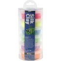Zestaw Masa Silk Clay 6x14g kol. Neonowe